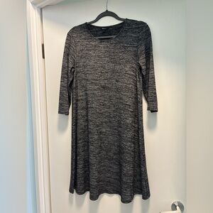 Reitmans Charcoal Long Sleeve Dress